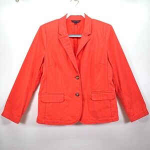 Tommy Hilfiger Suit Jacket‎ Blazer Women's 10 Professional Career Notched Hemmed